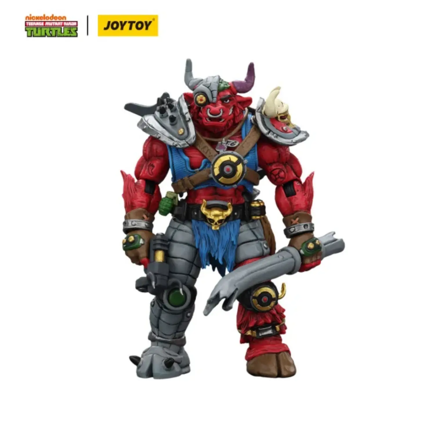 Action Figure - Groundchuck TMNT Nickelodeon 1 18 - JOYTOY Teenage Mutant Ninja Turtles in white background 1 Action Figure Groundchuck Tmnt Nickelodeon 1 18 Joytoy Teenage Mutant Ninja Turtles In White Background 1