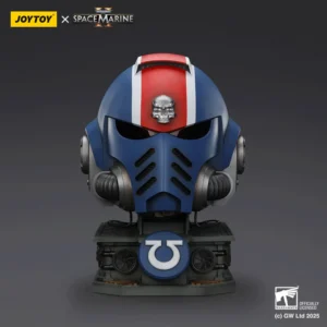Action Figure Helmet Ultramarines Lieutenant Titus' Mkx Helmet & Display Stand 1 1 Life Size Wearable Replica Joytoy Warhammer 40k