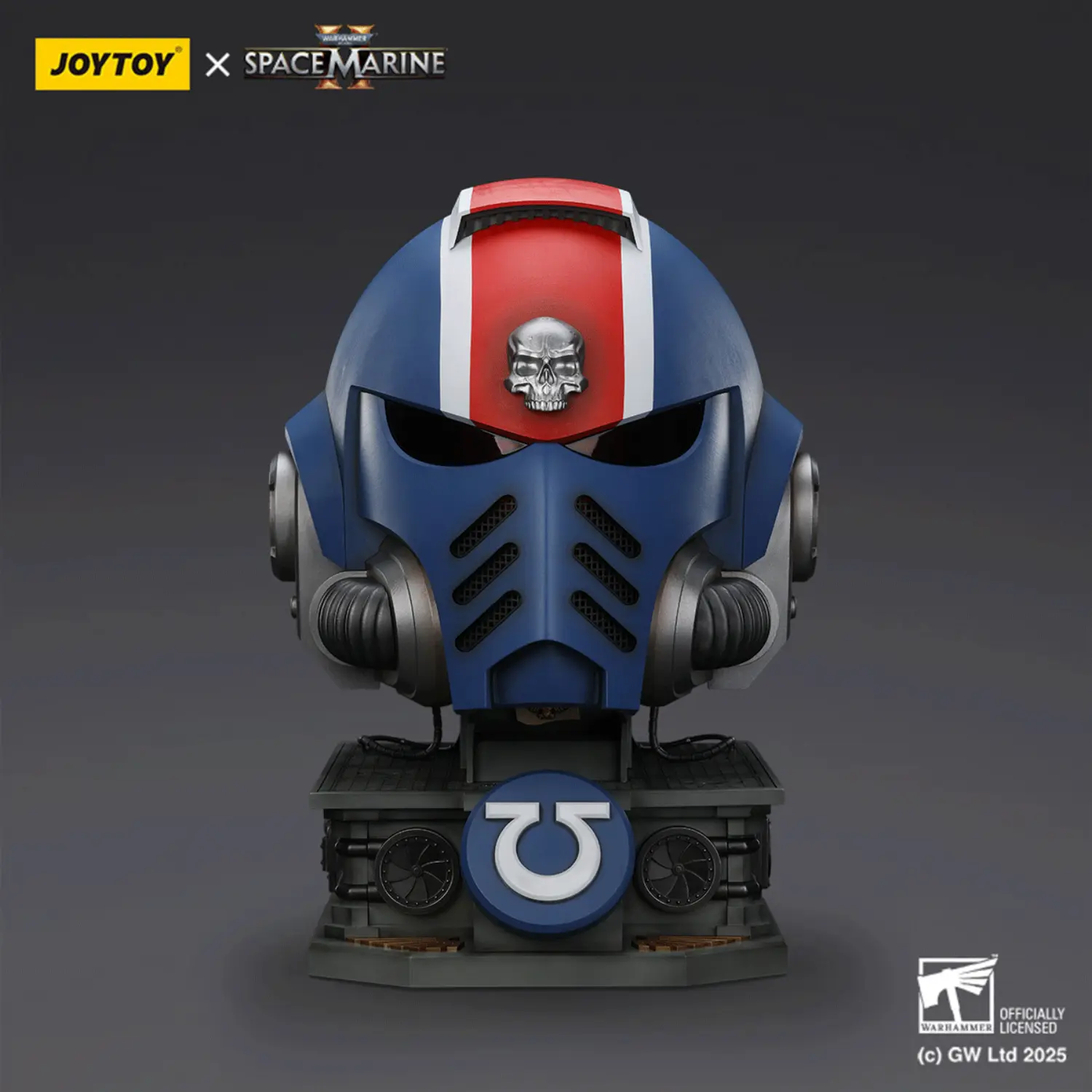 Action Figure Helmet - Ultramarines Lieutenant Titus' MkX Helmet & Display Stand 1 1 Life-Size Wearable Replica - JOYTOY Warhammer 40K Action Figure Helmet Ultramarines Lieutenant Titus' Mkx Helmet & Display Stand 1 1 Life Size Wearable Replica Joytoy Warhammer 40k