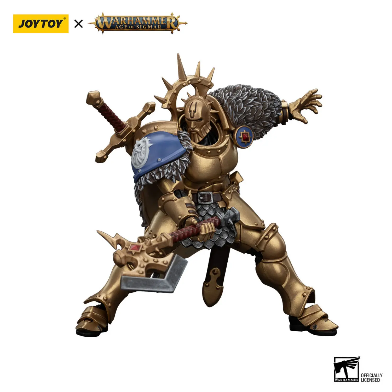 Action Figure - Hendrick The Silver Wolf Stormcast Eternals The Blacktalons 1 18 - JOTYOY Warhammer Age of Sigmar in white background 2 Action Figure Hendrick The Silver Wolf Stormcast Eternals The Blacktalons 1 18 Jotyoy Warhammer Age Of Sigmar In White Background 2