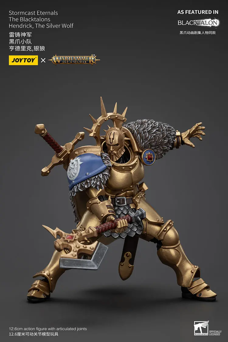 Action Figure - Hendrick The Silver Wolf Stormcast Eternals The Blacktalons 1 18 - JOTYOY Warhammer Age of Sigmar rectangle image 3 Action Figure Hendrick The Silver Wolf Stormcast Eternals The Blacktalons 1 18 Jotyoy Warhammer Age Of Sigmar Rectangle Image 3