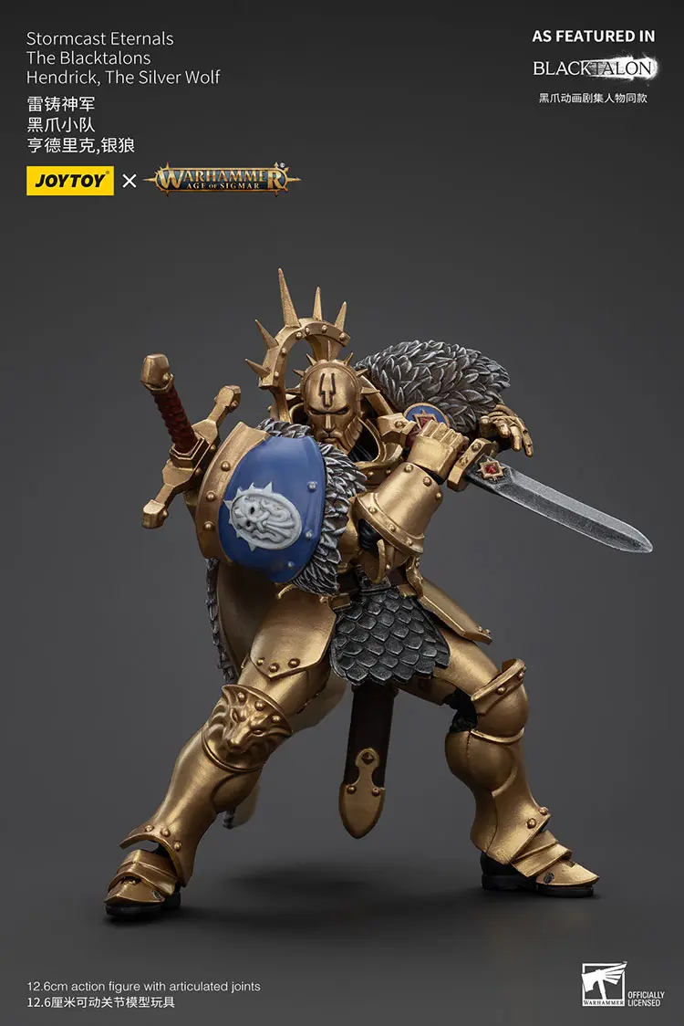 Action Figure - Hendrick The Silver Wolf Stormcast Eternals The Blacktalons 1 18 - JOTYOY Warhammer Age of Sigmar rectangle image 5 Action Figure Hendrick The Silver Wolf Stormcast Eternals The Blacktalons 1 18 Jotyoy Warhammer Age Of Sigmar Rectangle Image 5