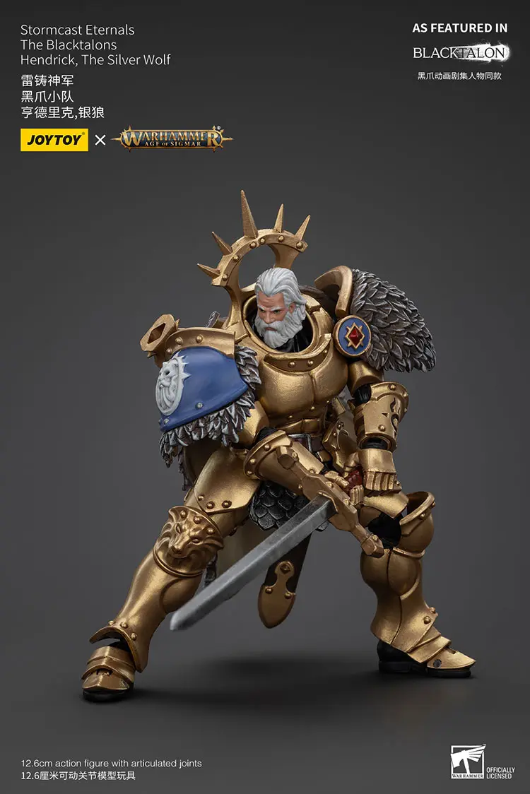 Action Figure - Hendrick The Silver Wolf Stormcast Eternals The Blacktalons 1 18 - JOTYOY Warhammer Age of Sigmar rectangle image 7 Action Figure Hendrick The Silver Wolf Stormcast Eternals The Blacktalons 1 18 Jotyoy Warhammer Age Of Sigmar Rectangle Image 7