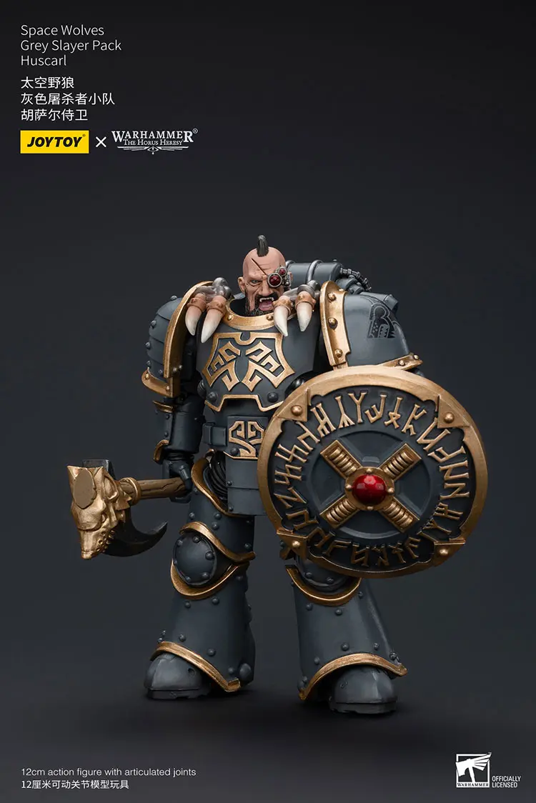 Action Figure - Huscarl Space Wolves Grey Slayer Pack 1 18 - JOTYOY Warhammer The Horus Heresy rectangle image 1 Action Figure Huscarl Space Wolves Grey Slayer Pack 1 18 Jotyoy Warhammer The Horus Heresy Rectangle Image 1
