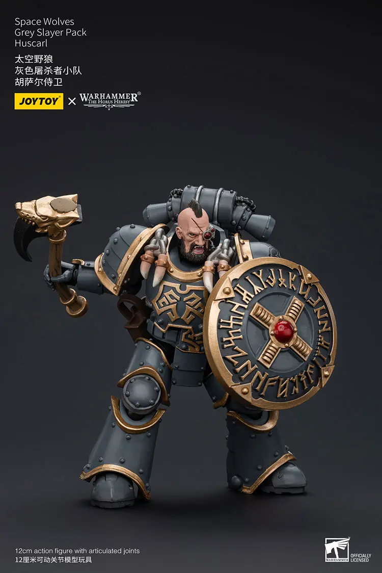 Action Figure - Huscarl Space Wolves Grey Slayer Pack 1 18 - JOTYOY Warhammer The Horus Heresy rectangle image 3 Action Figure Huscarl Space Wolves Grey Slayer Pack 1 18 Jotyoy Warhammer The Horus Heresy Rectangle Image 3