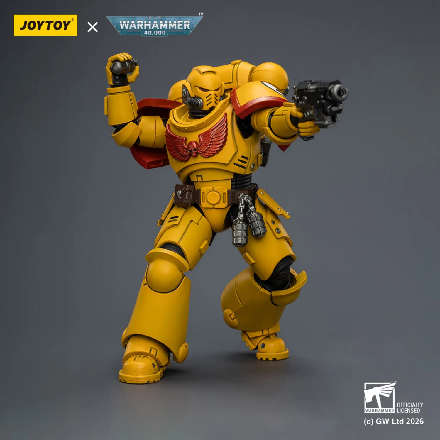 Action Figure - Imperial Fists Intercessor with Bolt Rifle, Bolt Pistol and Chainsword 1 18 - Warhammer 40K 4
