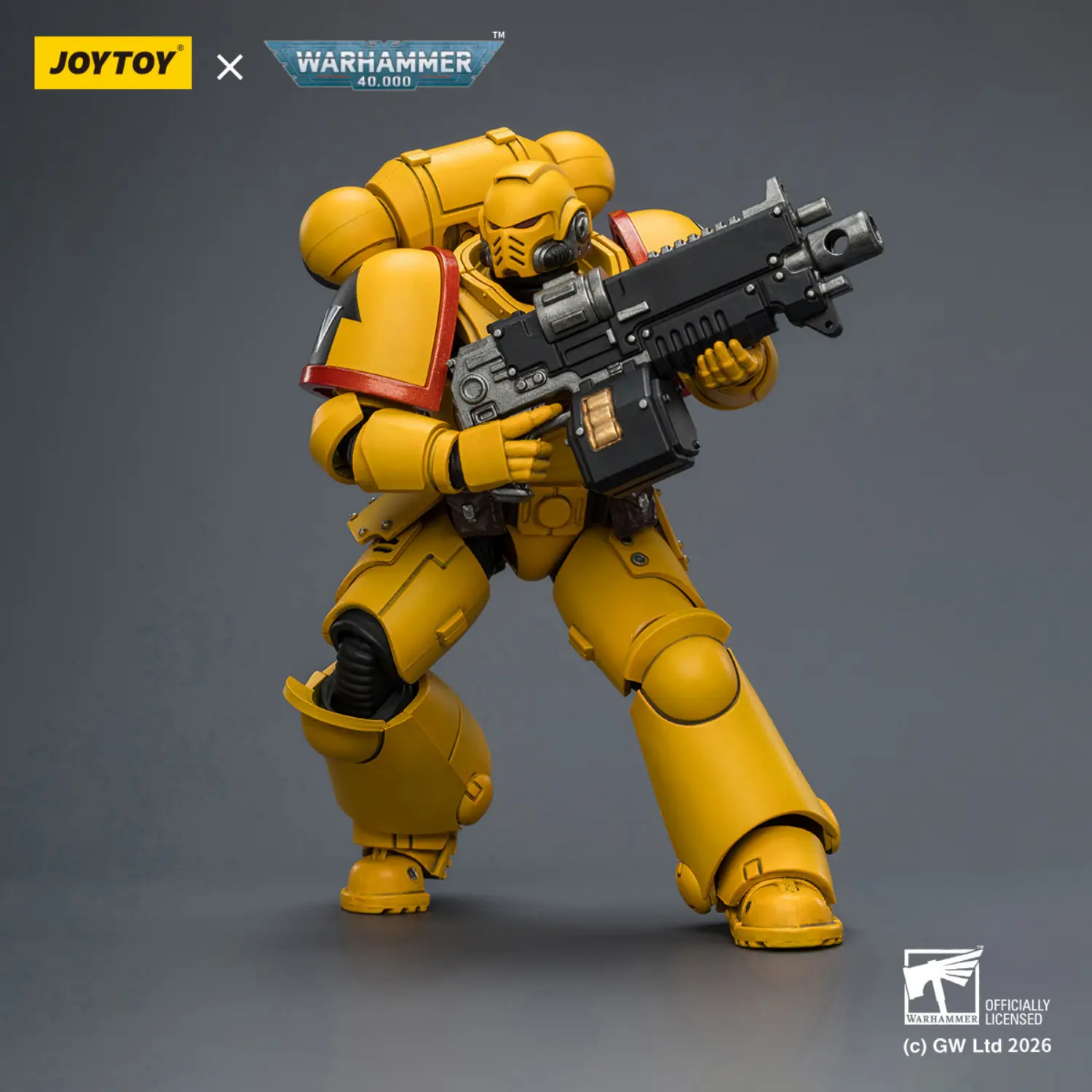 Action Figure - Imperial Fists Intercessor with Bolt Rifle, Bolt Pistol and Chainsword 1 18 - Warhammer 40K 5