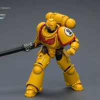 Action Figure - Imperial Fists Intercessor with Bolt Rifle, Bolt Pistol and Chainsword 1 18 - Warhammer 40K rectangle image 8