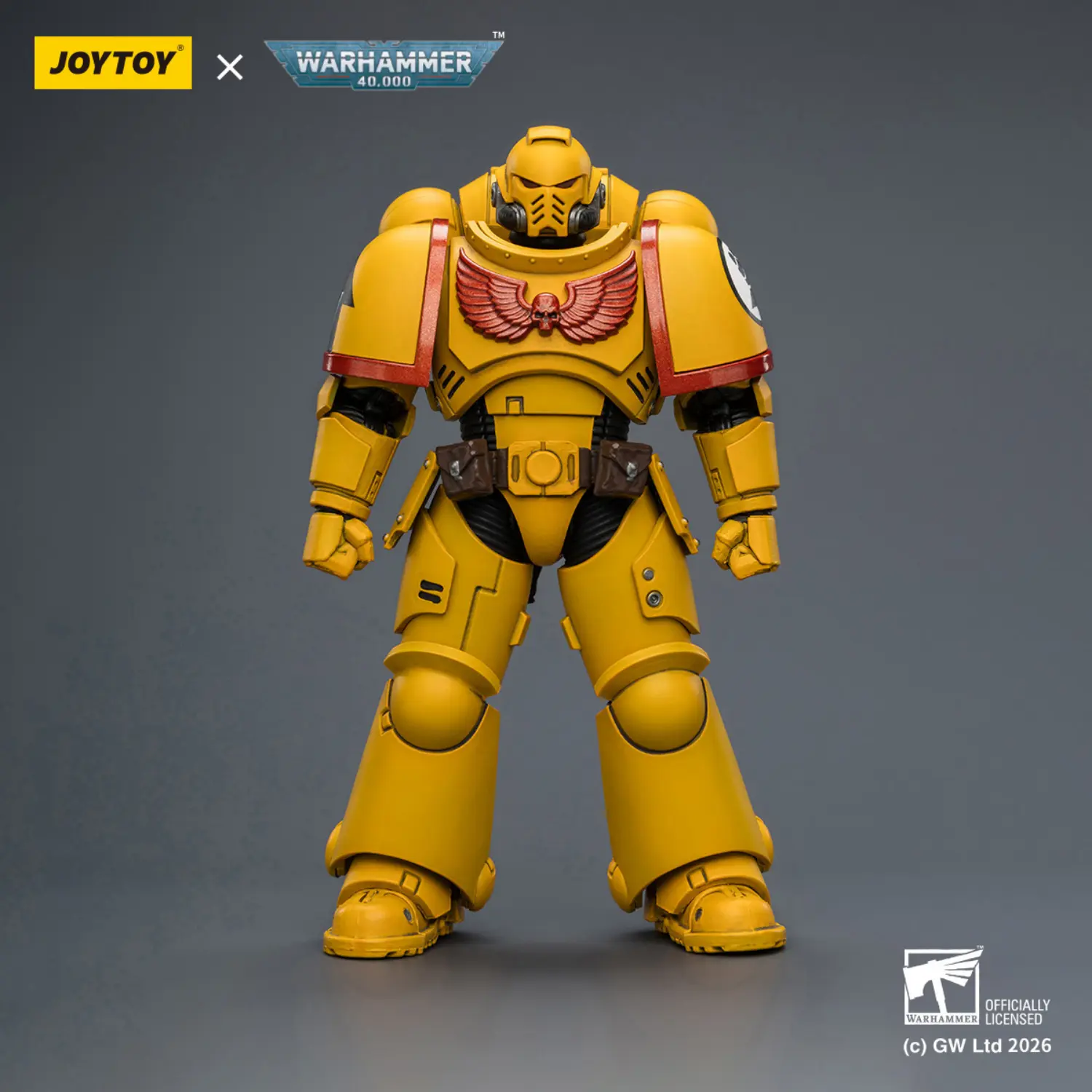 Action Figure - Imperial Fists Intercessor without Bolt Rifle, Bolt Pistol and Chainsword 1 18 - Warhammer 40K