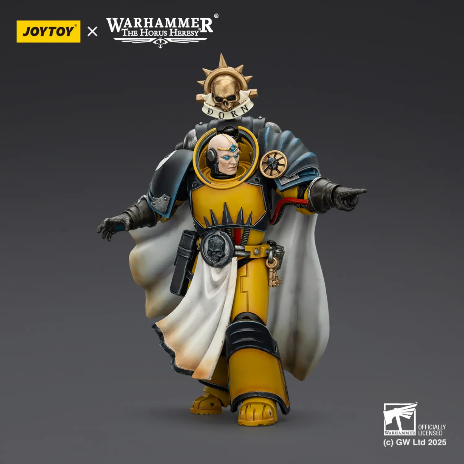 Action Figure - Imperial Fists Librarian Consul with Force Axe and Bolt Pistol 1 18 - JOTYOY Warhammer The Horus Heresy 5 Action Figure Imperial Fists Librarian Consul With Force Axe And Bolt Pistol 1 18 Jotyoy Warhammer The Horus Heresy 5