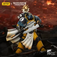 Action Figure - Imperial Fists Librarian Consul with Force Axe and Bolt Pistol 1 18 - JOTYOY Warhammer The Horus Heresy in dark red battle field background Action Figure Imperial Fists Librarian Consul With Force Axe And Bolt Pistol 1 18 Jotyoy Warhammer The Horus Heresy In Dark Red Battle Field Background