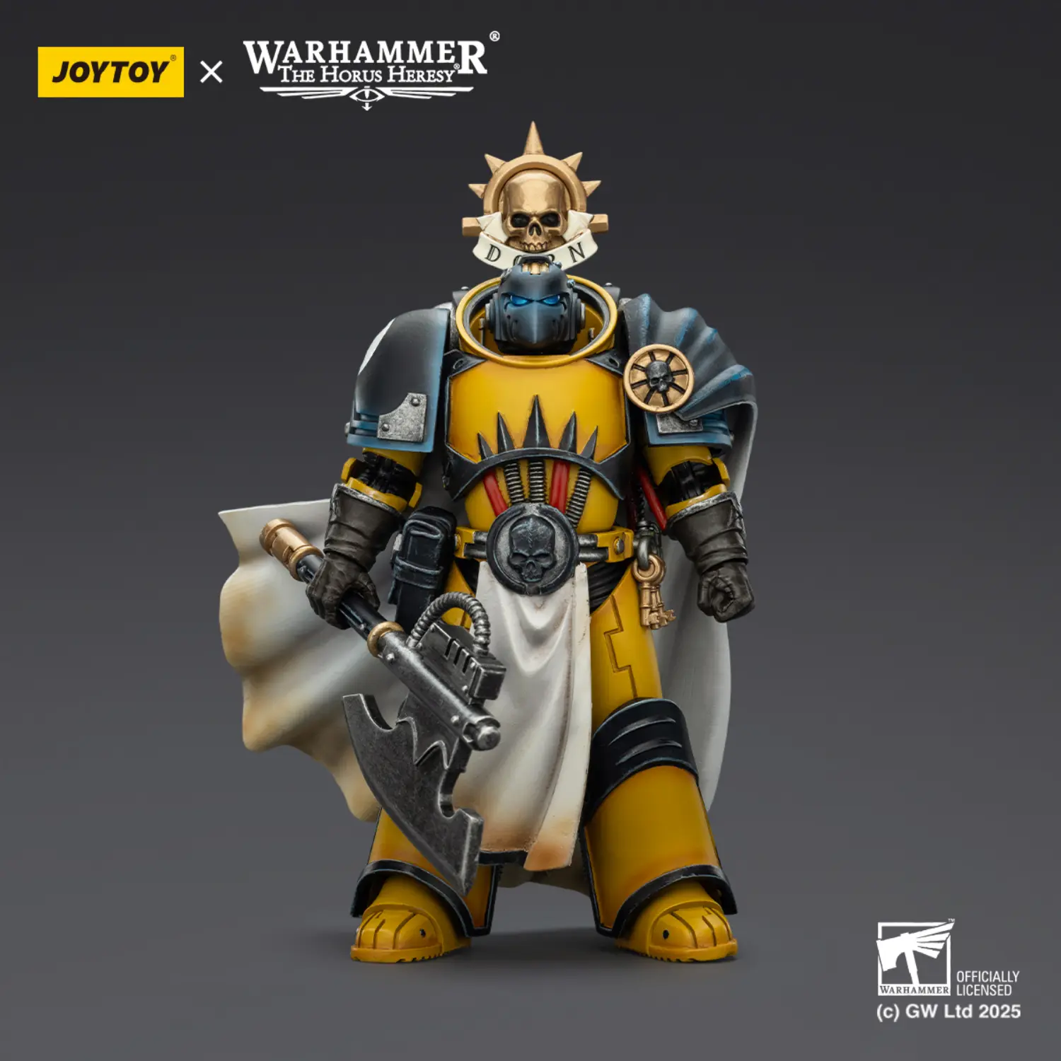 Action Figure - Imperial Fists Librarian Consul with Force Axe and Bolt Pistol 1 18 - JOTYOY Warhammer The Horus Heresy Action Figure Imperial Fists Librarian Consul With Force Axe And Bolt Pistol 1 18 Jotyoy Warhammer The Horus Heresy