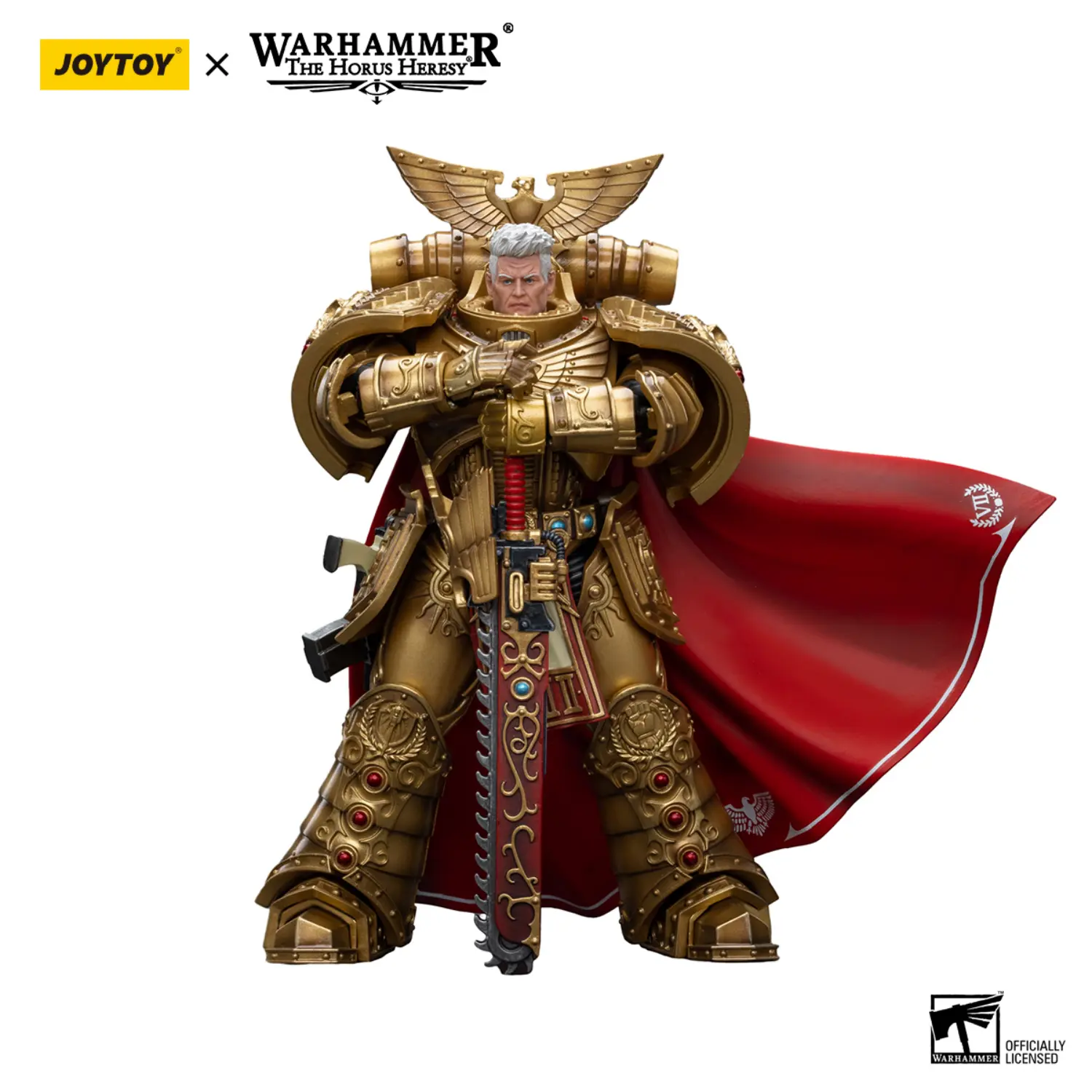 Action Figure - Imperial Fists Rogal Dorn, Primarch of the VIIth Legion 1 18 - JOTYOY Warhammer The Horus Heresy in white background 1 Action Figure Imperial Fists Rogal Dorn, Primarch Of The Viith Legion 1 18 Jotyoy Warhammer The Horus Heresy In White Background 1