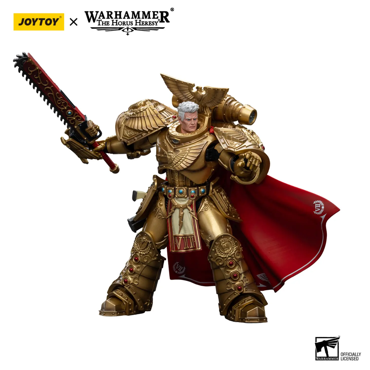 Action Figure - Imperial Fists Rogal Dorn, Primarch of the VIIth Legion 1 18 - JOTYOY Warhammer The Horus Heresy in white background 4 Action Figure Imperial Fists Rogal Dorn, Primarch Of The Viith Legion 1 18 Jotyoy Warhammer The Horus Heresy In White Background 4