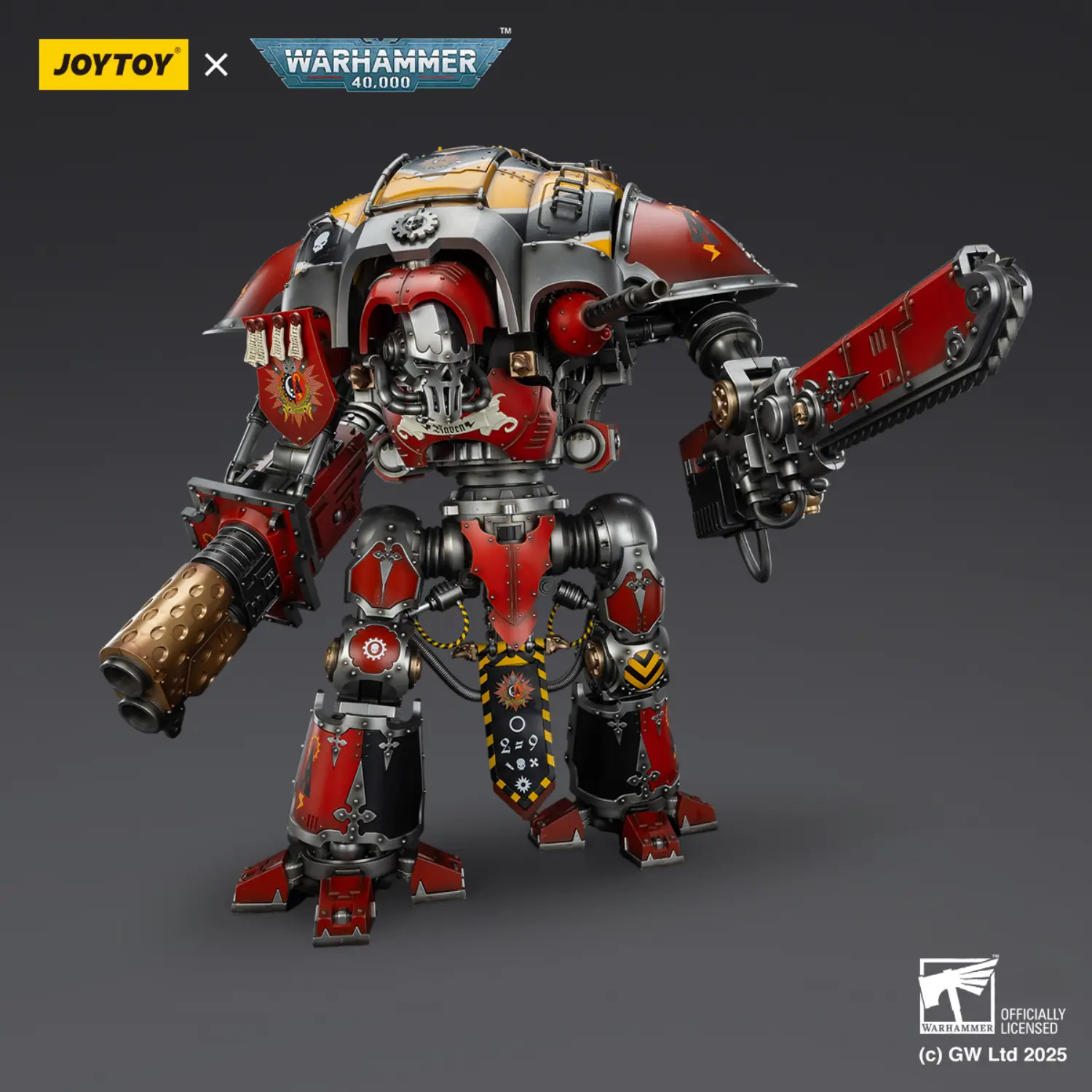 Action Figure - Imperial Knights House Raven Knight Errant & Scion 1 18 (53.7cm) - JOYTOY Warhammer 40K 3 Action Figure Imperial Knights House Raven Knight Errant & Scion 1 18 (53.7cm) Joytoy Warhammer 40k 3