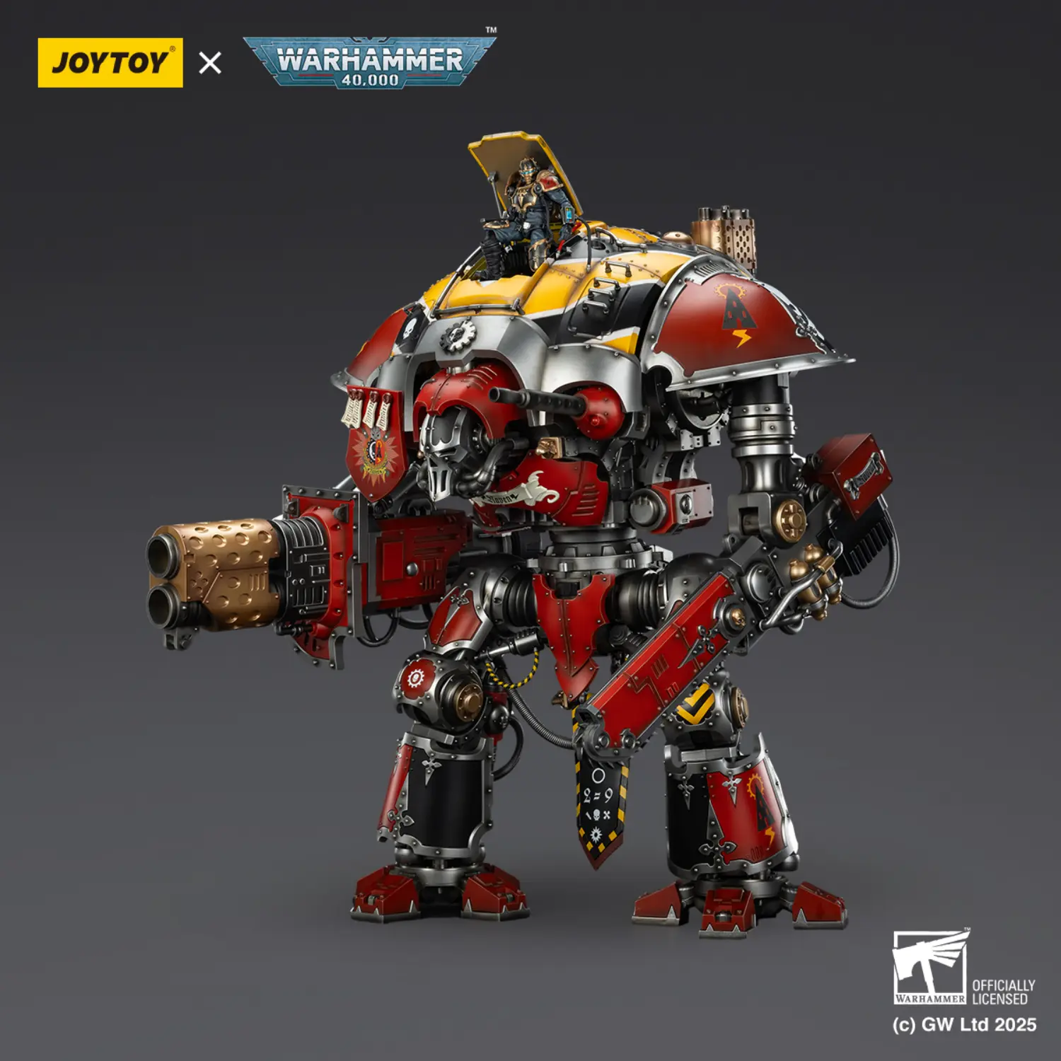 Action Figure - Imperial Knights House Raven Knight Errant & Scion 1 18 (53.7cm) - JOYTOY Warhammer 40K 5 Action Figure Imperial Knights House Raven Knight Errant & Scion 1 18 (53.7cm) Joytoy Warhammer 40k 5