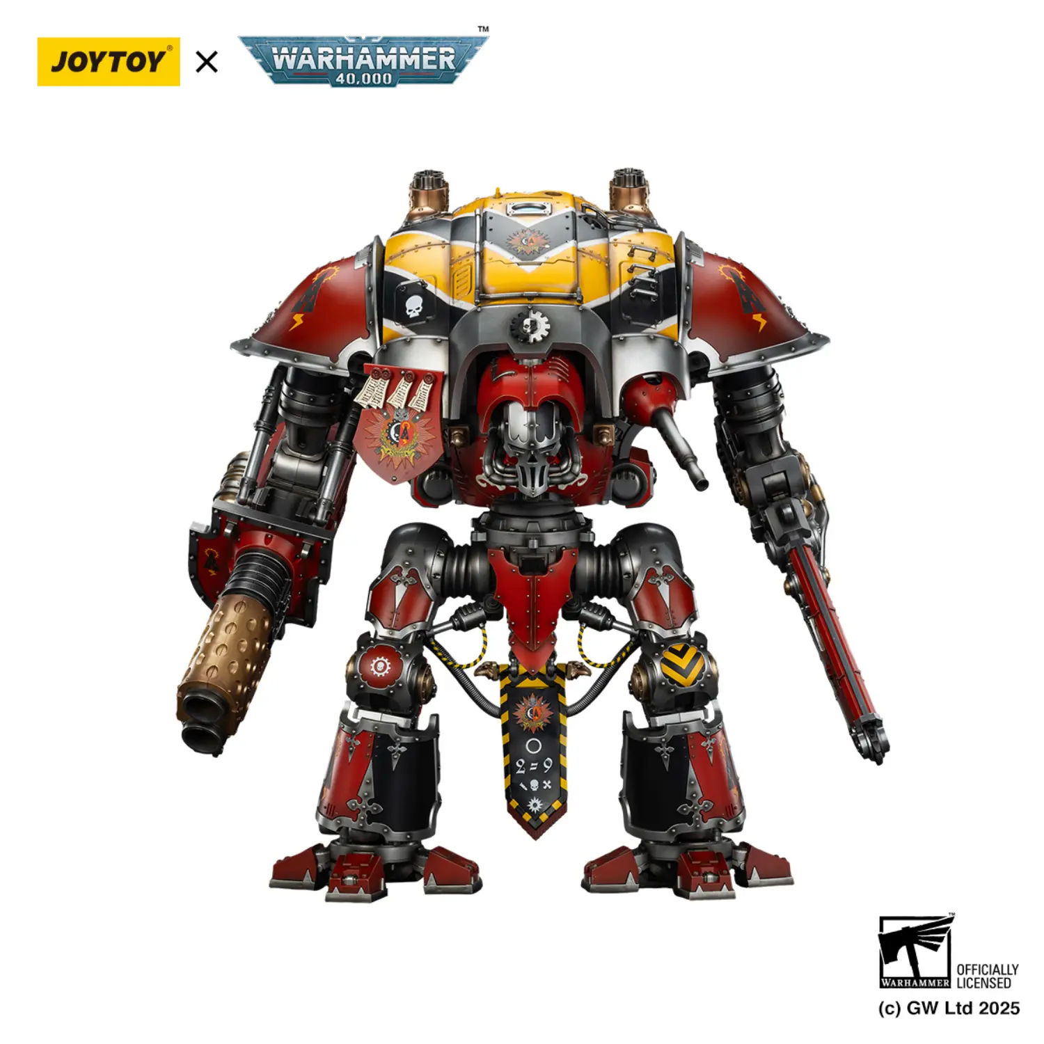 Action Figure - Imperial Knights House Raven Knight Errant & Scion 1 18 (53.7cm) - JOYTOY Warhammer 40K in white background 1 Action Figure Imperial Knights House Raven Knight Errant & Scion 1 18 (53.7cm) Joytoy Warhammer 40k In White Background 1