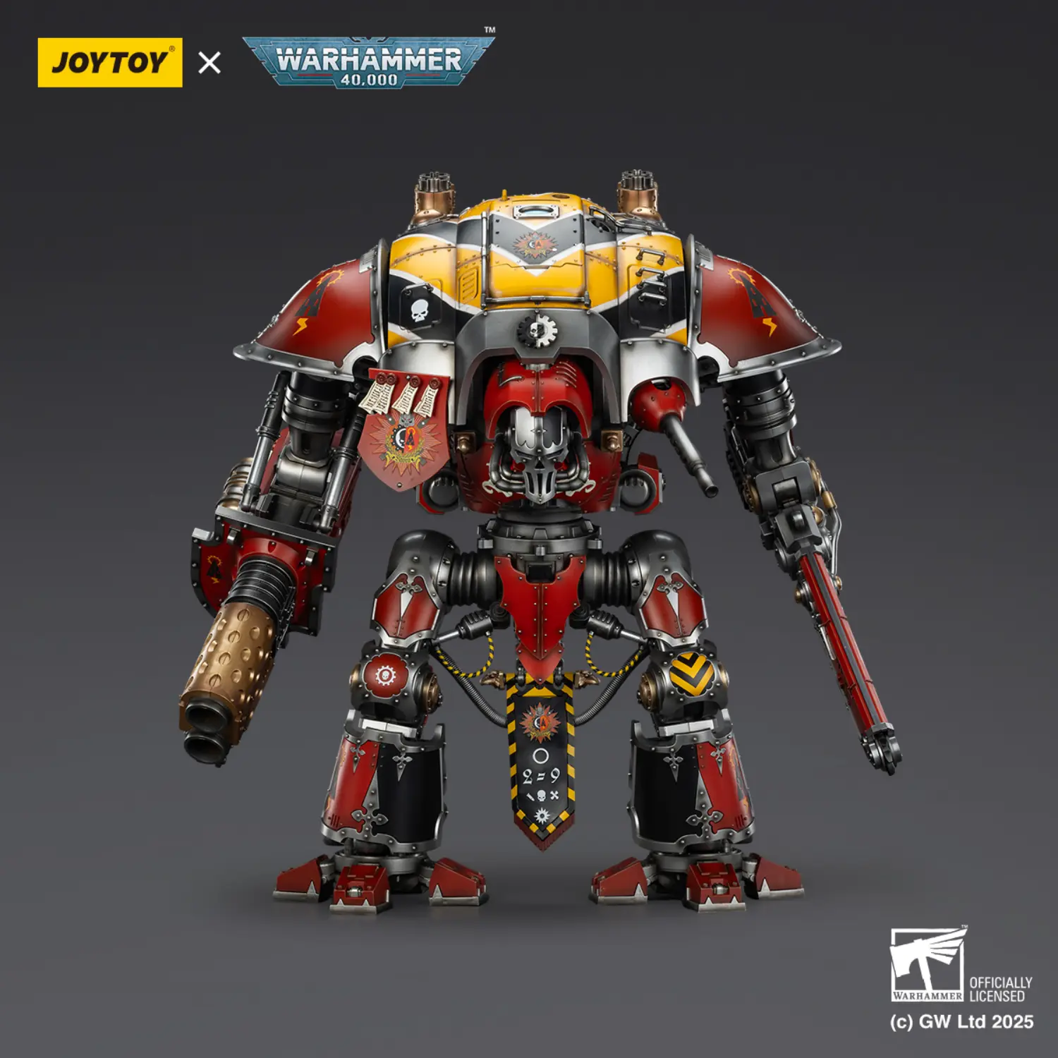 Action Figure - Imperial Knights House Raven Knight Errant & Scion 1 18 (53.7cm) - JOYTOY Warhammer 40K Action Figure Imperial Knights House Raven Knight Errant & Scion 1 18 (53.7cm) Joytoy Warhammer 40k