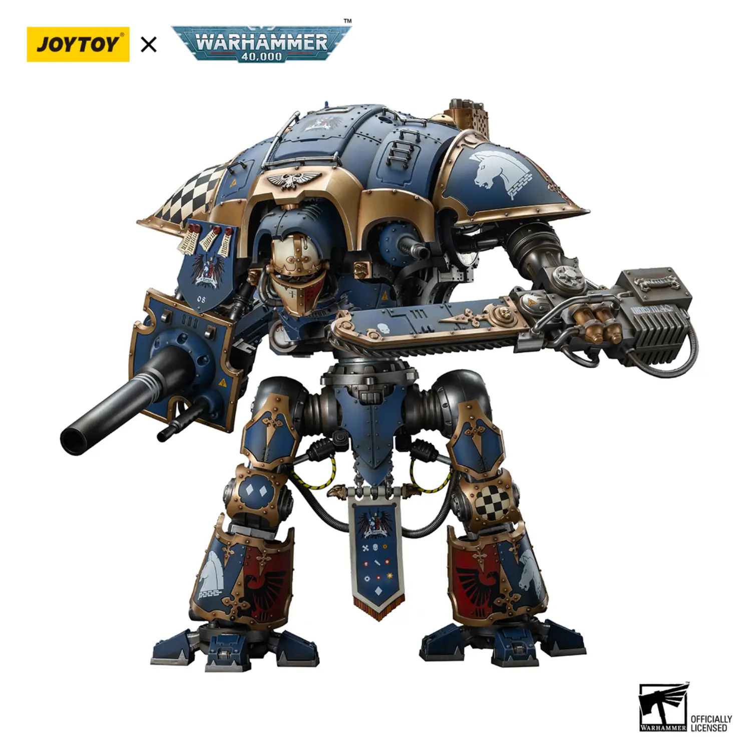 Action Figure Imperial Knights House Terryn Knight Paladin & Scion 1 18 (53.7cm) Joytoy Warhammer 40k In White Background 3