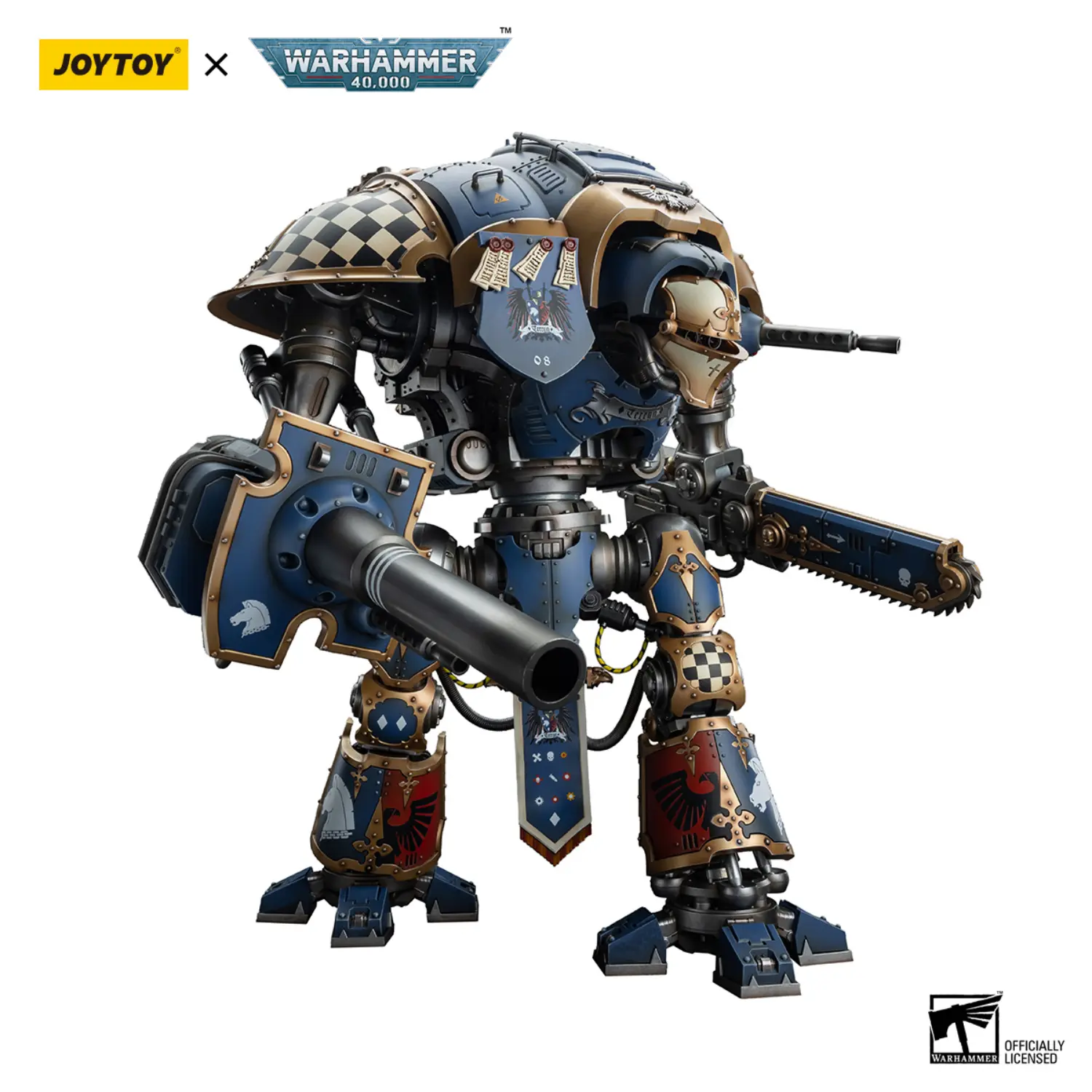 Action Figure Imperial Knights House Terryn Knight Paladin & Scion 1 18 (53.7cm) Joytoy Warhammer 40k In White Background 4