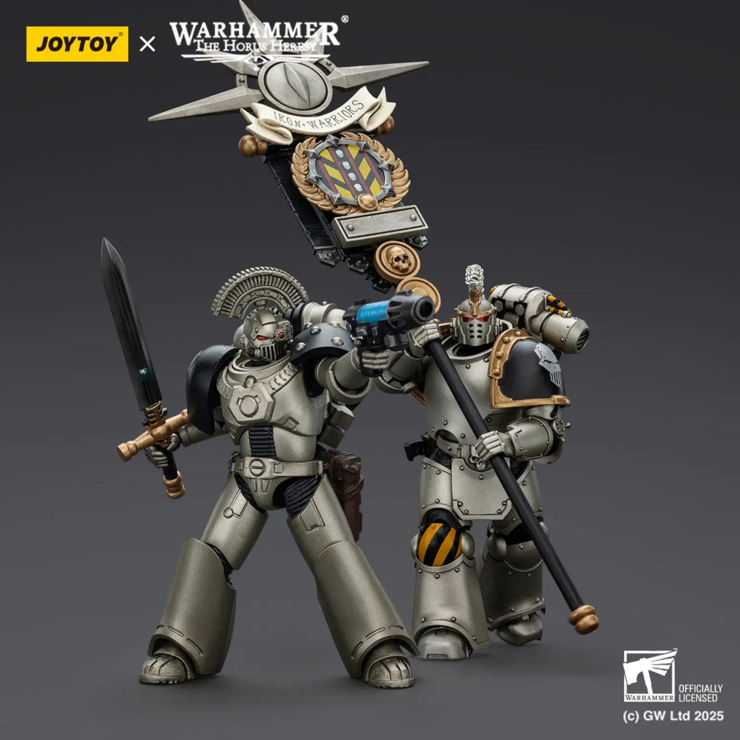 Action Figure Iron Warriors Command Squad Chosen & Mkvi Tactical Sergeant 1 18 Jotyoy Warhammer The Horus Heresy