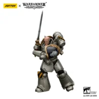 Action Figure - Iron Warriors Command Squad Chosen with Legion Standard 1 18 - JOTYOY Warhammer The Horus Heresy in white background 3 Action Figure Iron Warriors Command Squad Chosen With Legion Standard 1 18 Jotyoy Warhammer The Horus Heresy In White Background 3