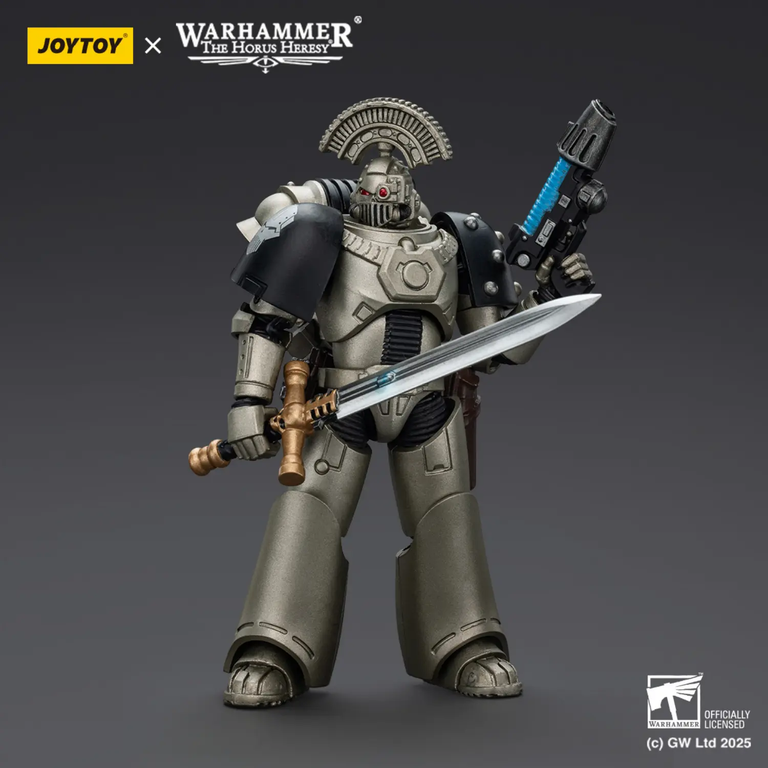 Action Figure - Iron Warriors MKVI Tactical Sergeant with Power Sword and Plasma Pistol 1 18 - JOTYOY Warhammer The Horus Heresy Action Figure Iron Warriors Mkvi Tactical Sergeant With Power Sword And Plasma Pistol 1 18 Jotyoy Warhammer The Horus Heresy