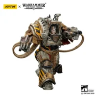 Action Figure Iron Warriors Perturabo, Primarch Of The Ivth Legion 1 18 Jotyoy Warhammer The Horus Heresy In White Background 3