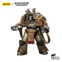 Action Figure Iron Warriors Perturabo, Primarch Of The Ivth Legion 1 18 Jotyoy Warhammer The Horus Heresy In White Background 4
