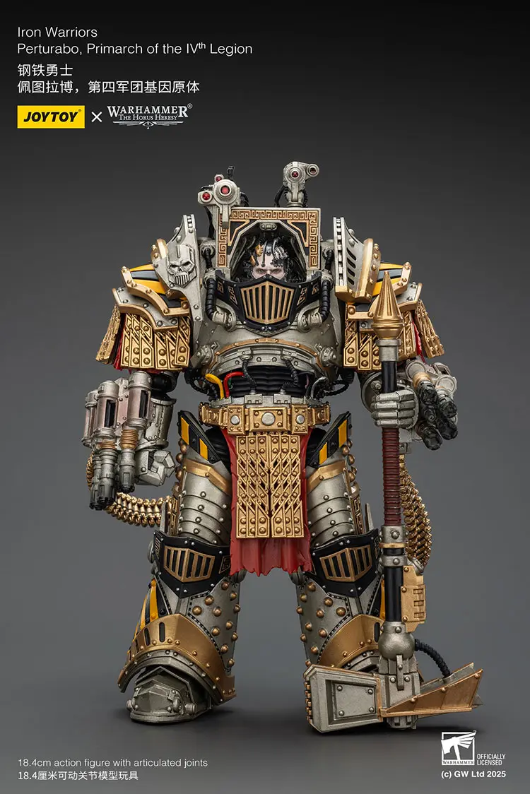 Action Figure Iron Warriors Perturabo, Primarch Of The Ivth Legion 1 18 Jotyoy Warhammer The Horus Heresy Rectangle Image 1