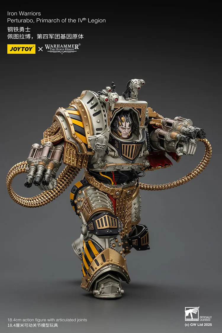 Action Figure Iron Warriors Perturabo, Primarch Of The Ivth Legion 1 18 Jotyoy Warhammer The Horus Heresy Rectangle Image 11