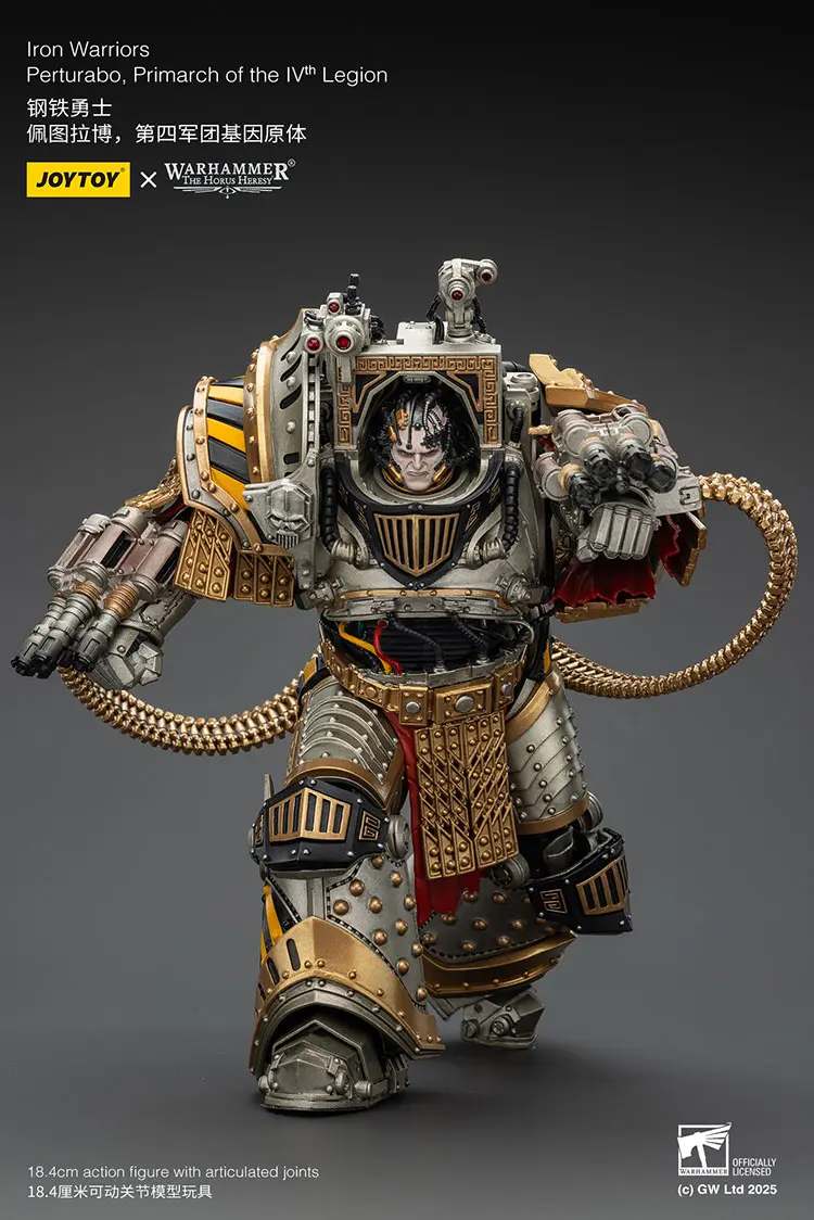 Action Figure Iron Warriors Perturabo, Primarch Of The Ivth Legion 1 18 Jotyoy Warhammer The Horus Heresy Rectangle Image 12