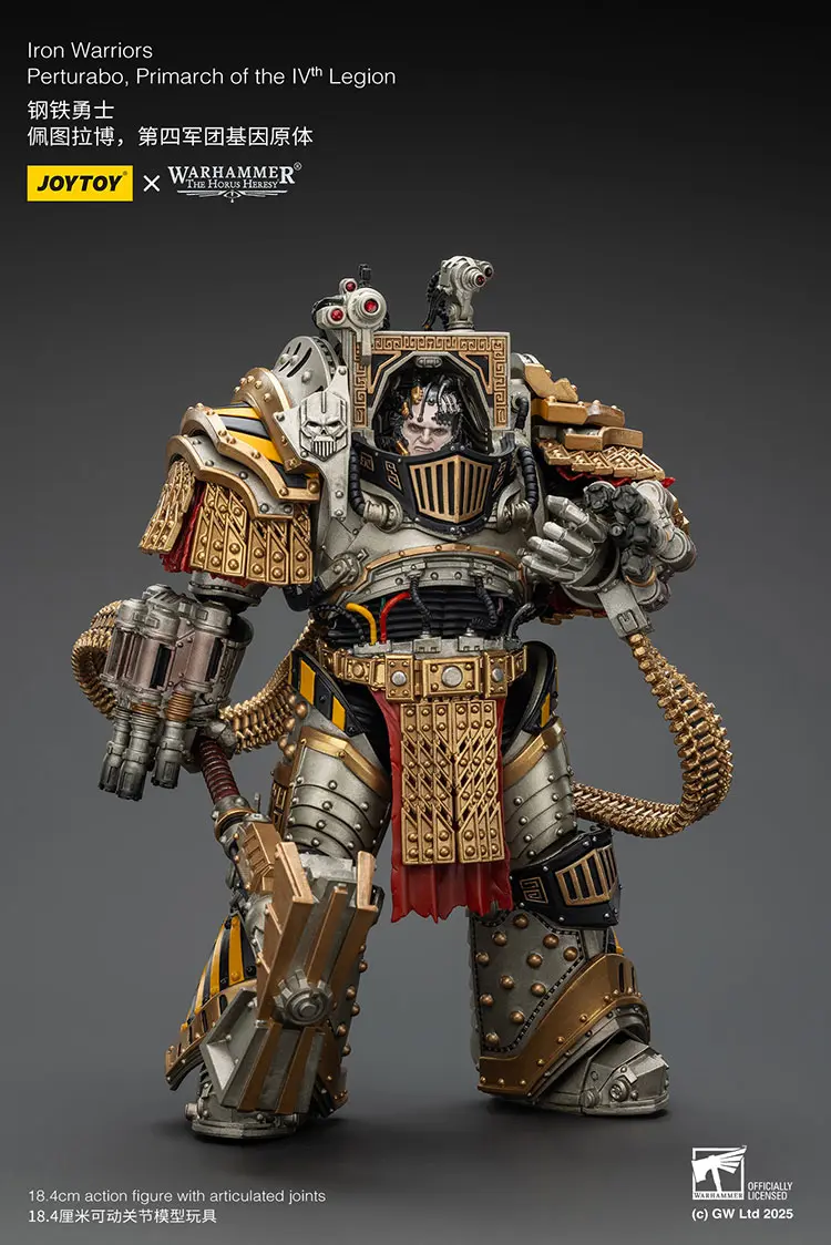 Action Figure Iron Warriors Perturabo, Primarch Of The Ivth Legion 1 18 Jotyoy Warhammer The Horus Heresy Rectangle Image 2