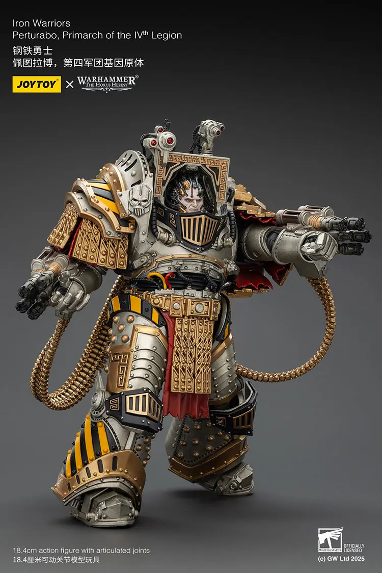 Action Figure Iron Warriors Perturabo, Primarch Of The Ivth Legion 1 18 Jotyoy Warhammer The Horus Heresy Rectangle Image 3