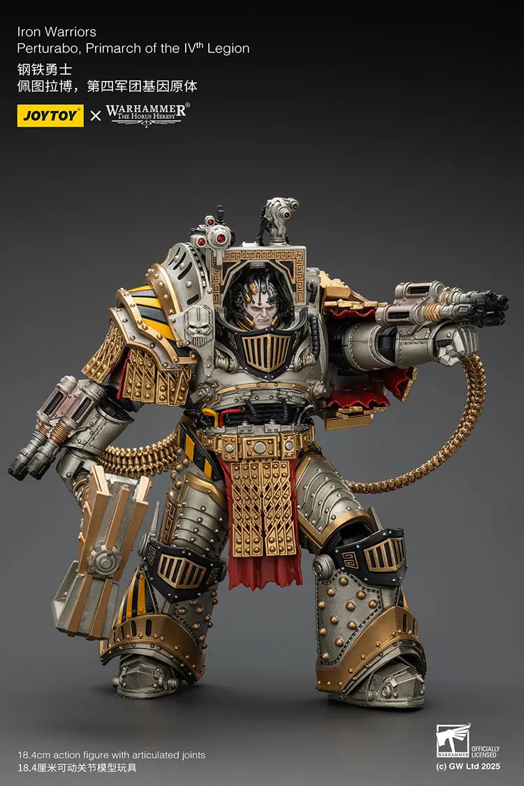 Action Figure Iron Warriors Perturabo, Primarch Of The Ivth Legion 1 18 Jotyoy Warhammer The Horus Heresy Rectangle Image 33