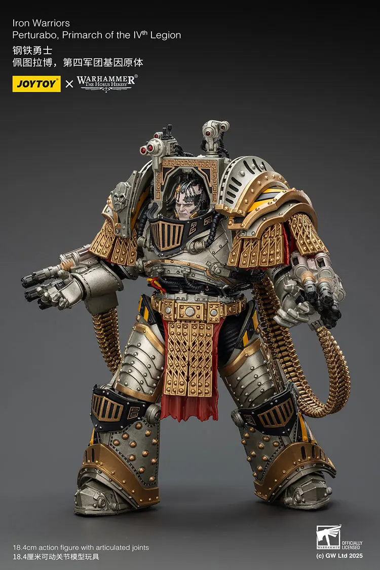 Action Figure Iron Warriors Perturabo, Primarch Of The Ivth Legion 1 18 Jotyoy Warhammer The Horus Heresy Rectangle Image 4