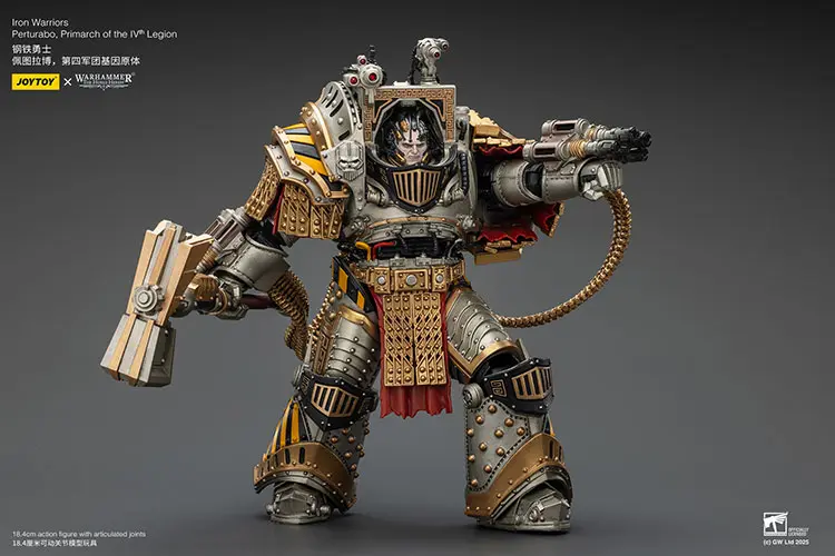 Action Figure Iron Warriors Perturabo, Primarch Of The Ivth Legion 1 18 Jotyoy Warhammer The Horus Heresy Rectangle Image 5