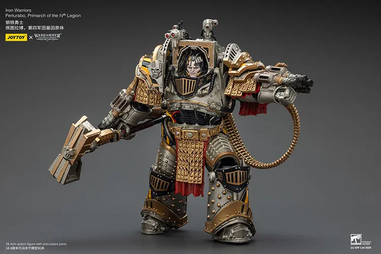 Action Figure Iron Warriors Perturabo, Primarch Of The Ivth Legion 1 18 Jotyoy Warhammer The Horus Heresy Rectangle Image 6