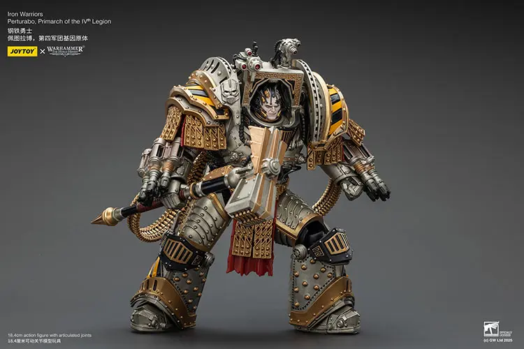 Action Figure Iron Warriors Perturabo, Primarch Of The Ivth Legion 1 18 Jotyoy Warhammer The Horus Heresy Rectangle Image 7