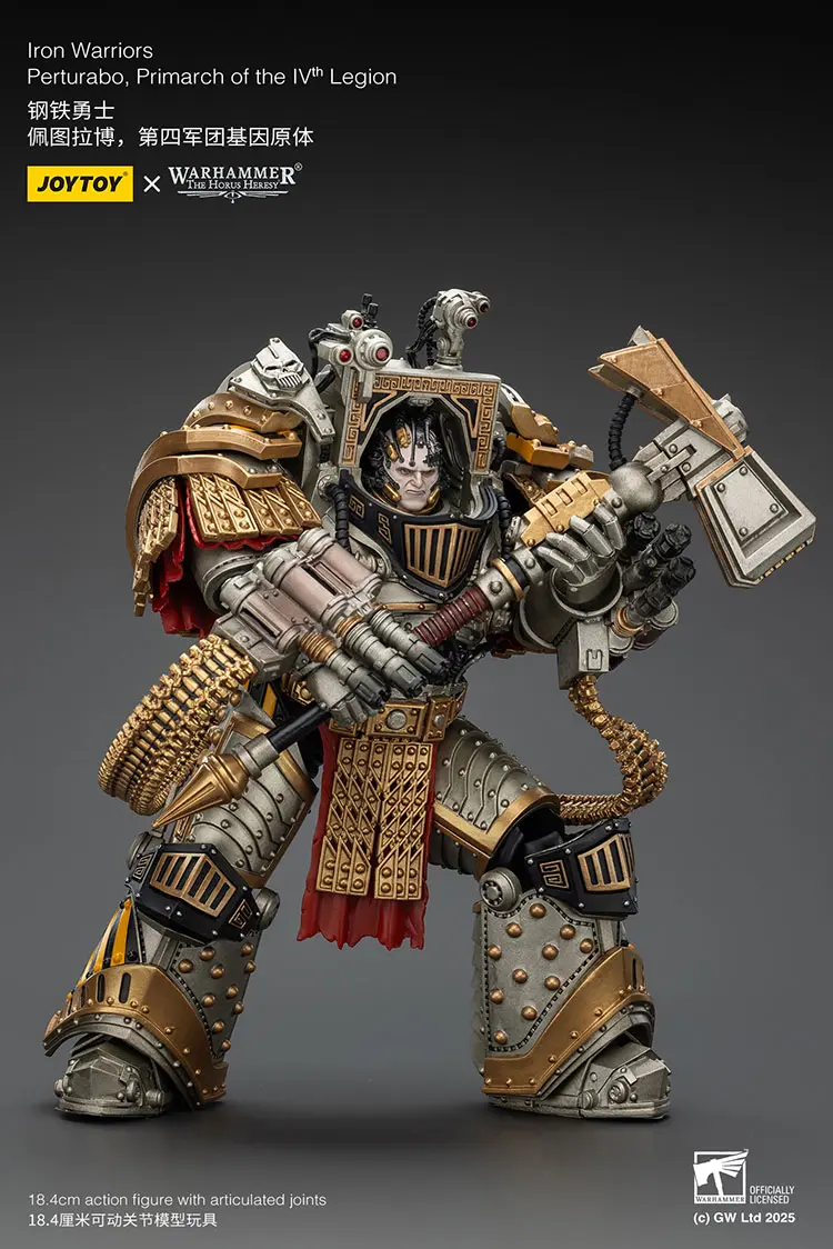 Action Figure Iron Warriors Perturabo, Primarch Of The Ivth Legion 1 18 Jotyoy Warhammer The Horus Heresy Rectangle Image 9