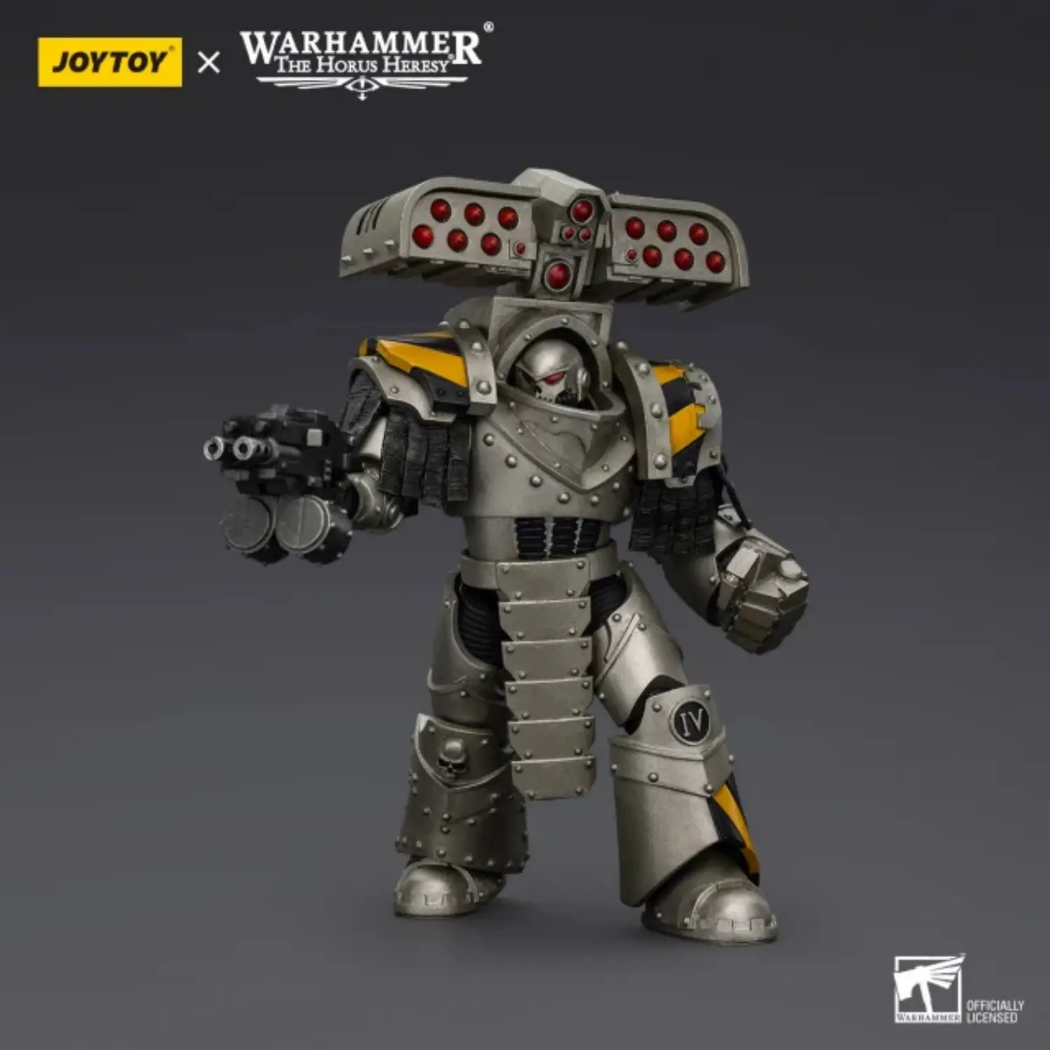Action Figure Iron Warriors Tyrant Siege Master Terminator With Rocket Launcher 1 18 Jotyoy Warhammer The Horus Heresy