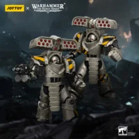 Action Figure Iron Warriors Tyrant Siege Terminator Squad 1 18 Jotyoy Warhammer The Horus Heresy In Dark Blue Battlefields Background