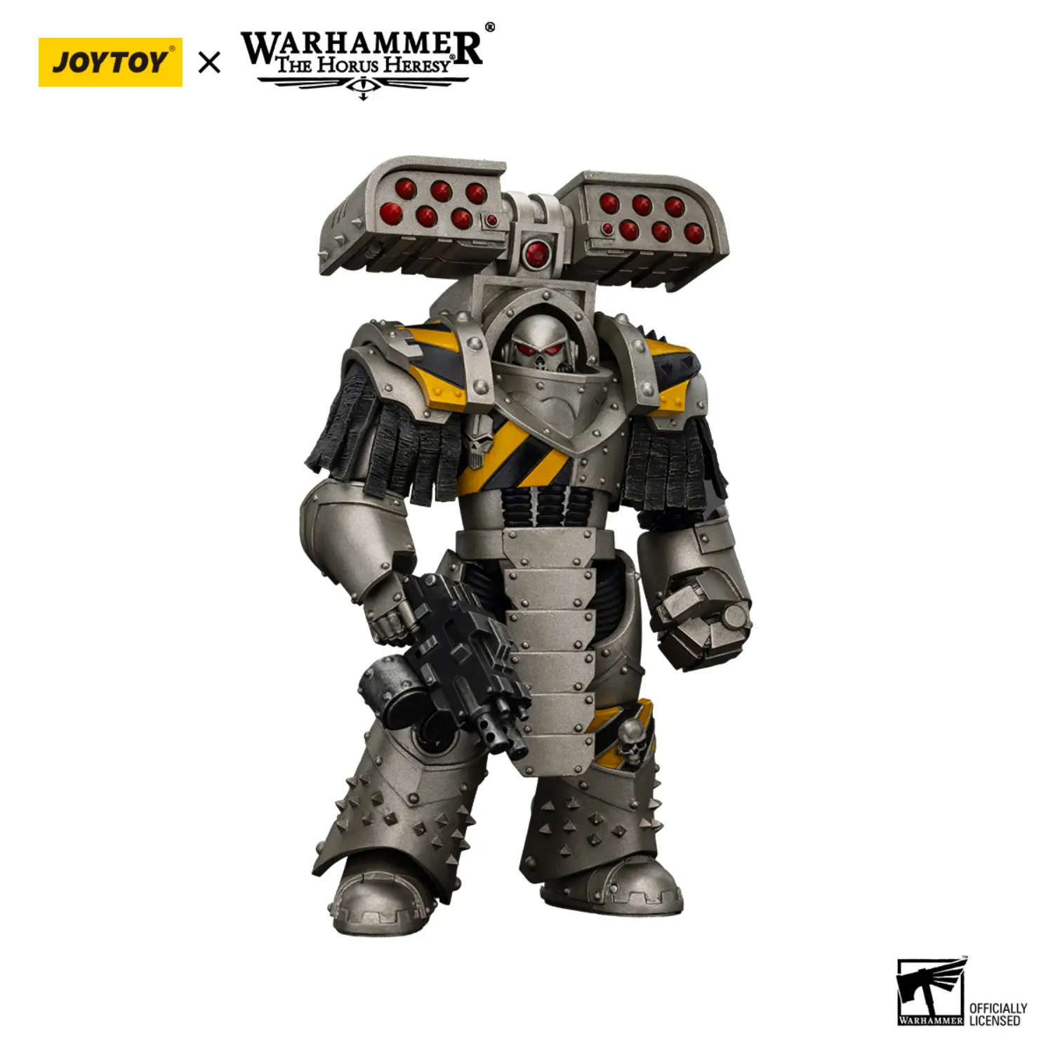 Action Figure - Iron Warriors Tyrant Siege Terminator with Rocket launcher 1 18 - JOTYOY Warhammer The Horus Heresy in white background 1 Action Figure Iron Warriors Tyrant Siege Terminator With Rocket Launcher 1 18 Jotyoy Warhammer The Horus Heresy In White Background 1