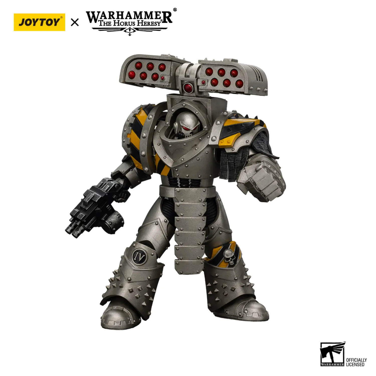 Action Figure - Iron Warriors Tyrant Siege Terminator with Rocket launcher 1 18 - JOTYOY Warhammer The Horus Heresy in white background 3 Action Figure Iron Warriors Tyrant Siege Terminator With Rocket Launcher 1 18 Jotyoy Warhammer The Horus Heresy In White Background 3