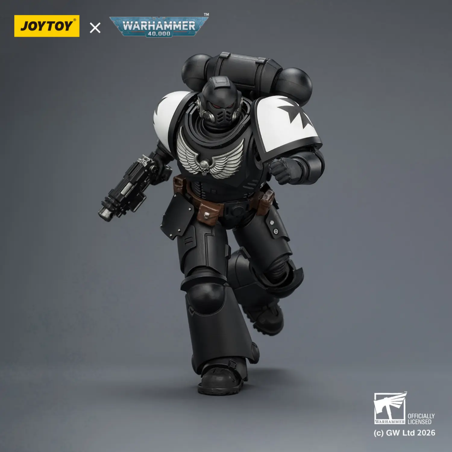 Action Figure - JOYTOY Black Templars Intercessor with Bolt Rifle, Bolt Pistol and Chainsword 1 18 - Warhammer 40K 5