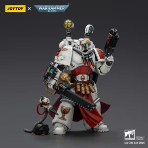 Action Figure - JOYTOY Blood Angels Sanguinary Priest with Heavy Bolt Pistol, Chainsword and Narthecium 1 18 - Warhammer 40K