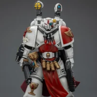 Action Figure - JOYTOY Blood Angels Sanguinary Priest with Heavy Bolt Pistol, Chainsword and Narthecium 1 18 - Warhammer 40K rectangle image 1