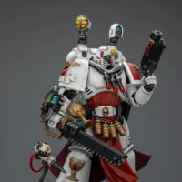 Action Figure - JOYTOY Blood Angels Sanguinary Priest with Heavy Bolt Pistol, Chainsword and Narthecium 1 18 - Warhammer 40K rectangle image 5