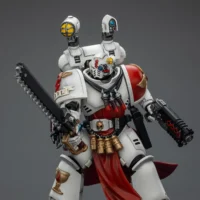 Action Figure - JOYTOY Blood Angels Sanguinary Priest with Heavy Bolt Pistol, Chainsword and Narthecium 1 18 - Warhammer 40K rectangle image 6