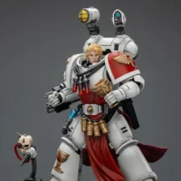 Action Figure - JOYTOY Blood Angels Sanguinary Priest with Heavy Bolt Pistol, Chainsword and Narthecium 1 18 - Warhammer 40K rectangle image 8